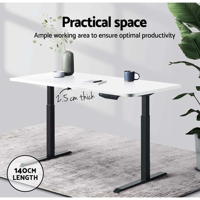 Artiss Standing Desk Top White 140CM