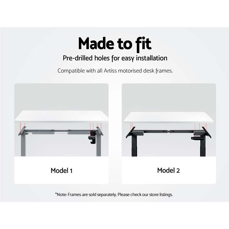 Artiss Standing Desk Top White 140CM