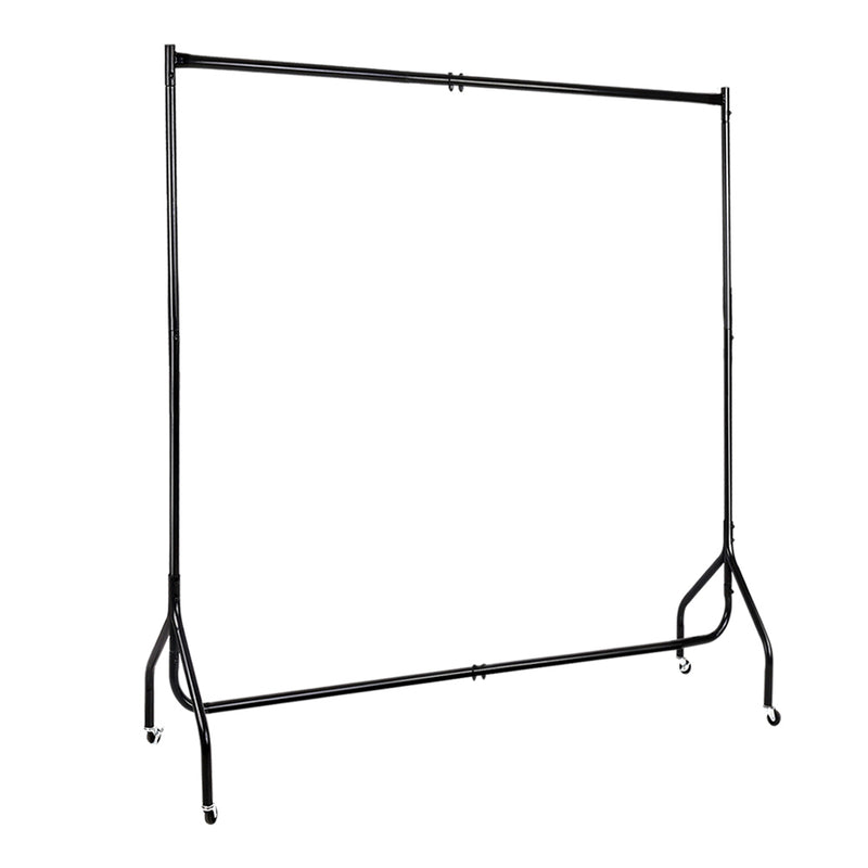 Artiss 6FT Clothes Racks Metal Garment Display Rolling Rail Hanger Airer Stand Portable