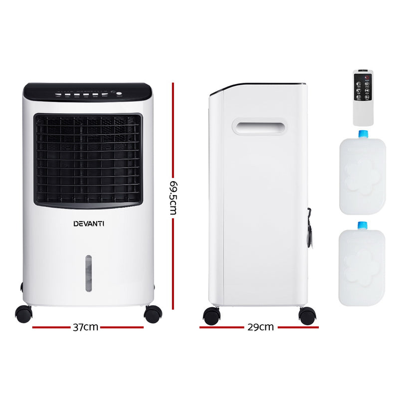 Devanti Evaporative Air Cooler Conditioner 8L