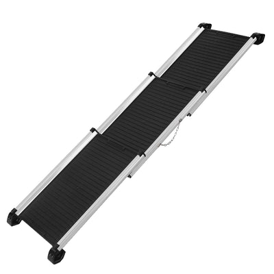 i.Pet Dog Ramp Dog Steps Pet Car Travel Step Stair Foldable Portable Ladder Aluminium