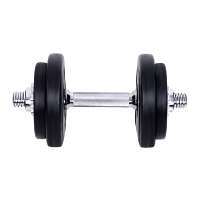 Everfit 20kg Dumbbell Set Weight Plates Dumbbells Lifting Bench