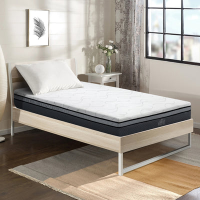 Giselle Bedding Memory Foam Mattress Bed Cool Gel 25cm King Single