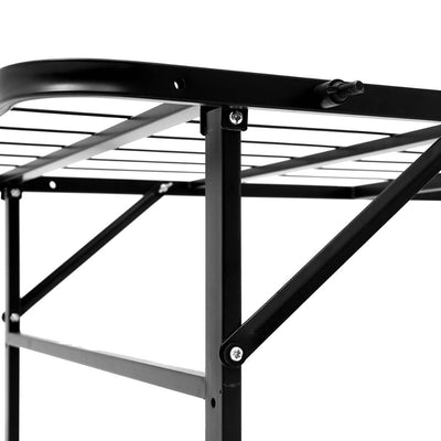 Artiss Folding Bed Frame Metal Base - Queen