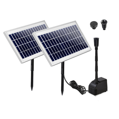 Gardeon Solar Pond Pump Water Fountain Filter Kit Outdoor Submersible Panel