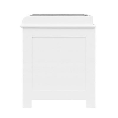 Artiss Shoe Rack Cabinet Bench White Caye