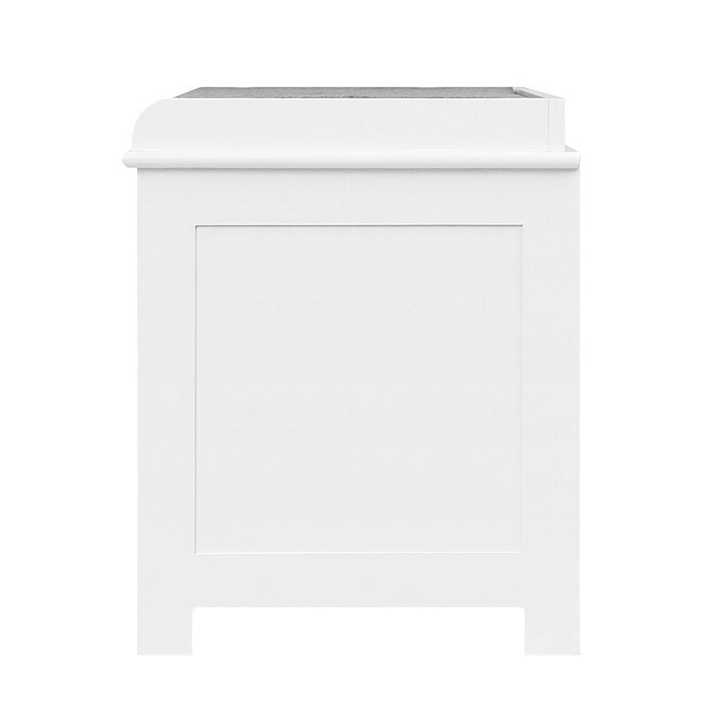 Artiss Shoe Rack Cabinet Bench White Caye