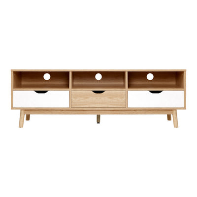 Artiss TV Cabinet Entertainment Unit Stand Wooden Storage 140cm Scandinavian