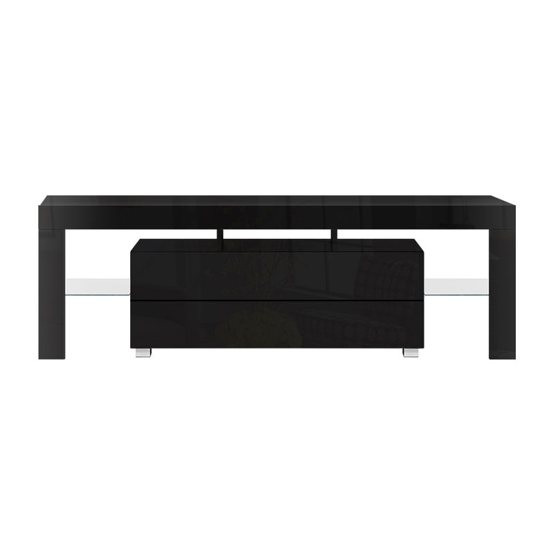 Artiss Entertainment Unit TV Cabinet LED 160cm Black Elo