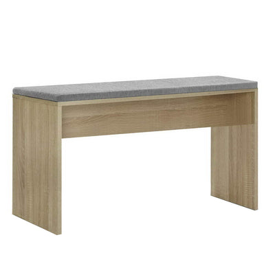 Artiss Dining Bench NATU Upholstery Seat Stool Chair Cushion Kitchen Furniture Oak 90cm