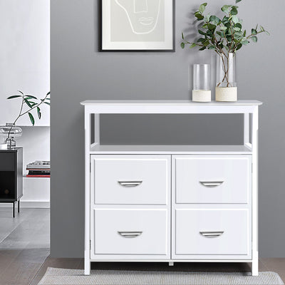 Artiss Buffet Sideboard Cabinet Storage Cupboard White Kitchen Hallway Table