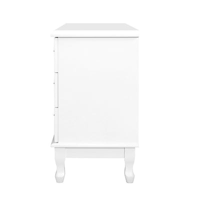 Artiss 6 Chest of Drawers - KUBI White