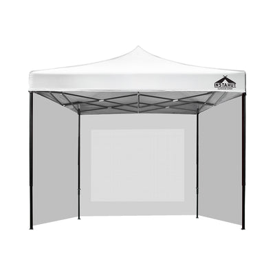 Instahut Gazebo Pop Up Marquee 3x3 Folding Tent Wedding Gazebos 500D White