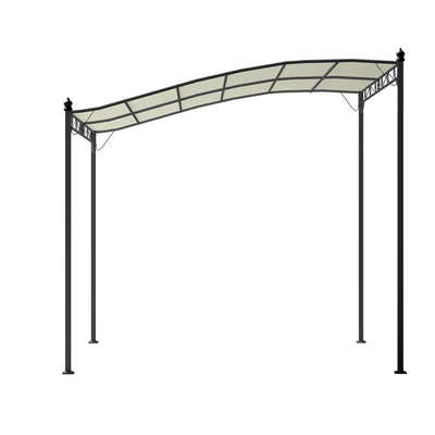 Instahut Gazebo 3m Party Marquee Outdoor Wedding Tent Iron Art Canopy Beige