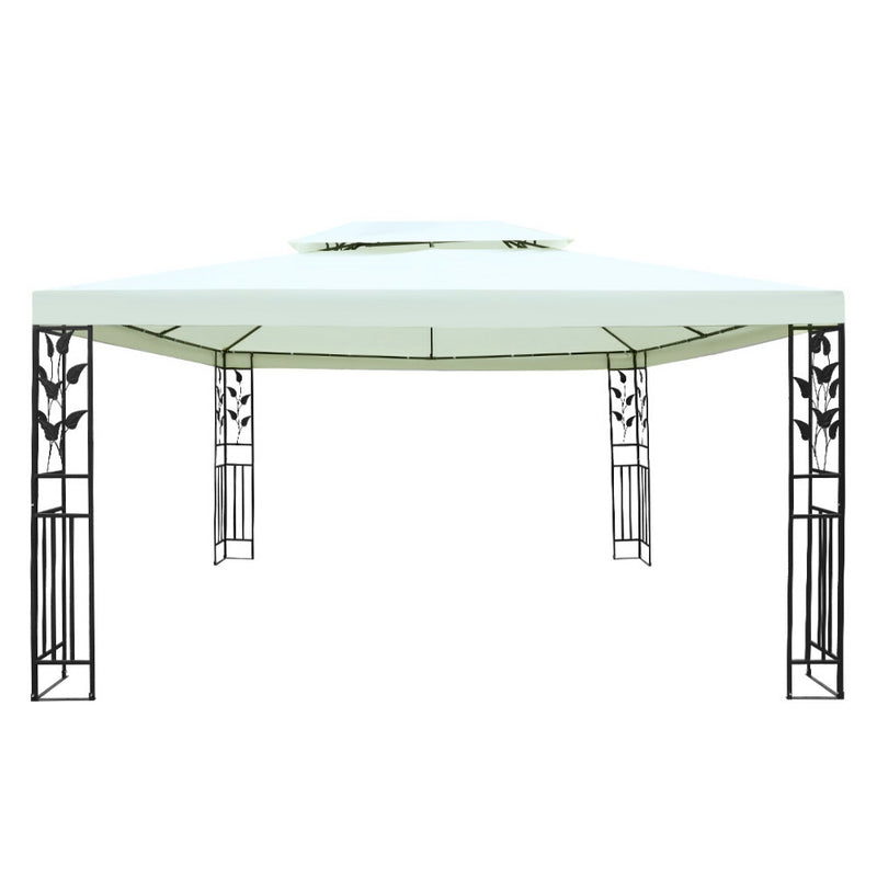 Instahut Gazebo 4x3m Marquee Outdoor Party Wedding Gazebos Tent Iron Art