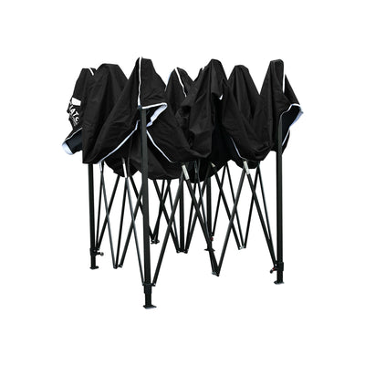 Instahut Gazebo Pop Up Marquee 3x4.5 Folding 500D Wedding Tent Base Pod Black