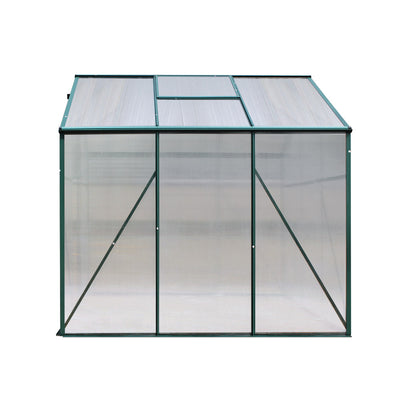 Green Fingers Greenhouse 1.9x1.9x1.83M Aluminium Polycarbonate Green House Garden Shed