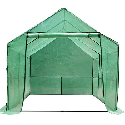 Green Fingers Greenhouse 3.5x2x2M Walk in Green House Tunnel Plant Garden Shed