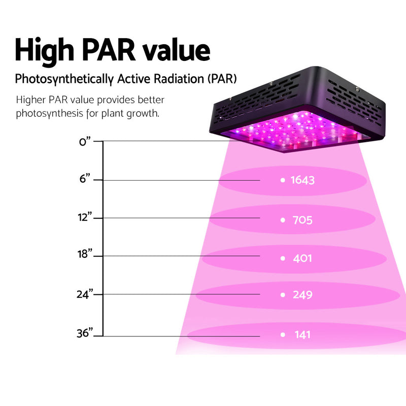 Green Fingers 600W Grow Light LED Full Spectrum Indoor Plant All Stage Growth