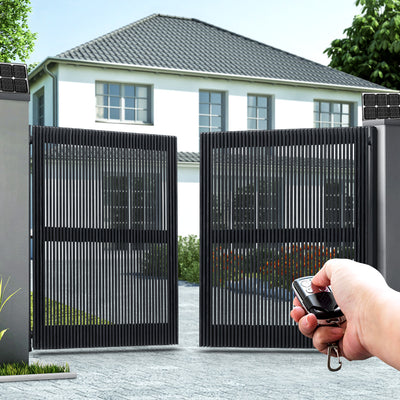 LockMaster 40W Solar Power Swing Gate Opener Auto Electric Remote Control 1000KG