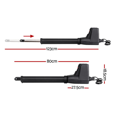 Lockmaster Dual Swing Gate Opener 800KG 20W Solar Panel