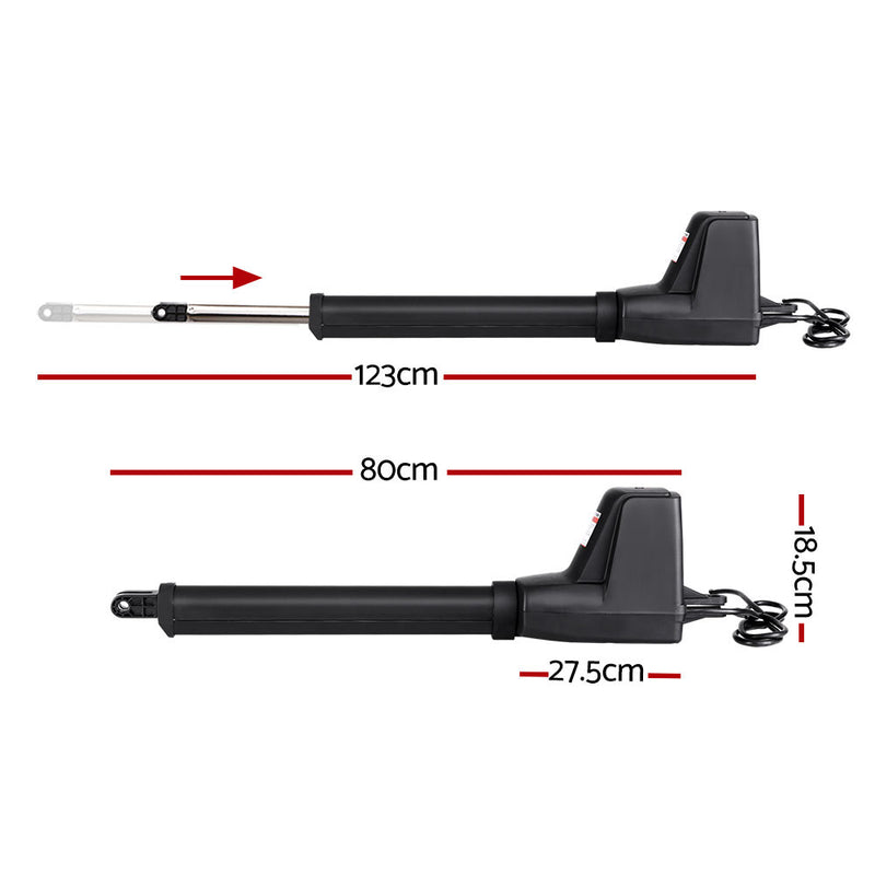 Lockmaster Dual Swing Gate Opener 800KG 20W Solar Panel