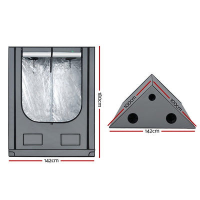 Greenfingers Grow Tent Kits Hydroponics Kit Indoor Grow System 142X100X180CM