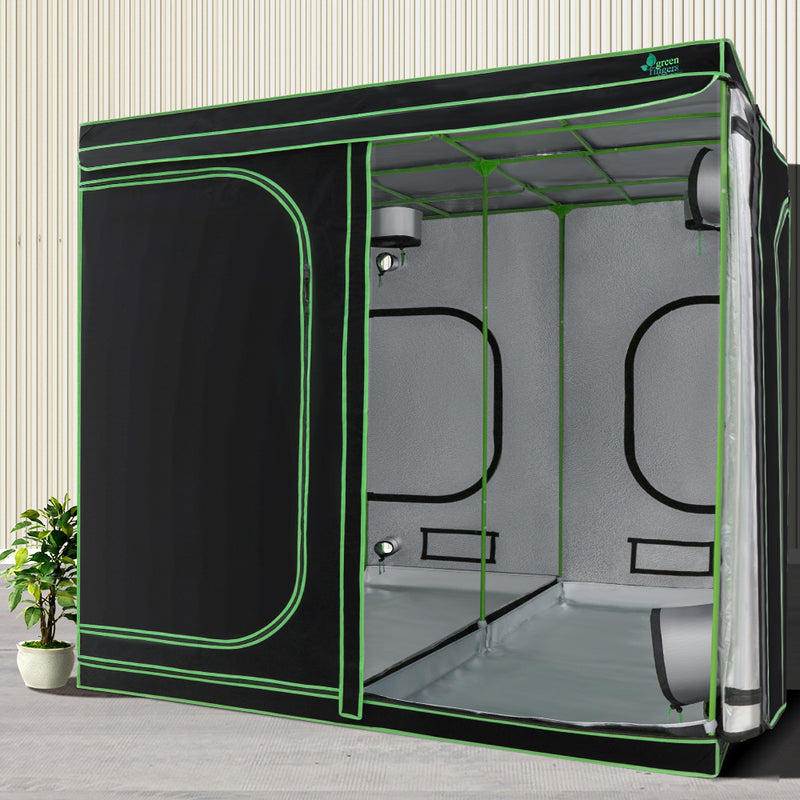 Green Fingers Grow Tent 200x200x200CM Hydroponics Kit Indoor Plant Room System