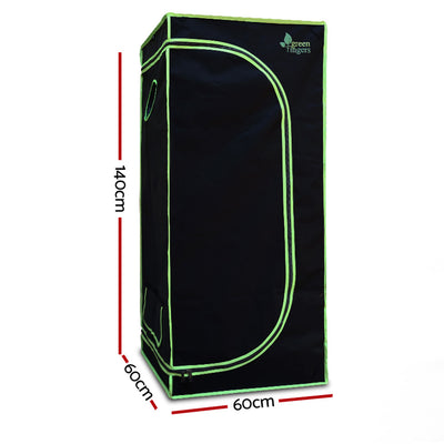 Green Fingers Grow Tent 60x60x140CM Hydroponics Kit Indoor Plant Room System