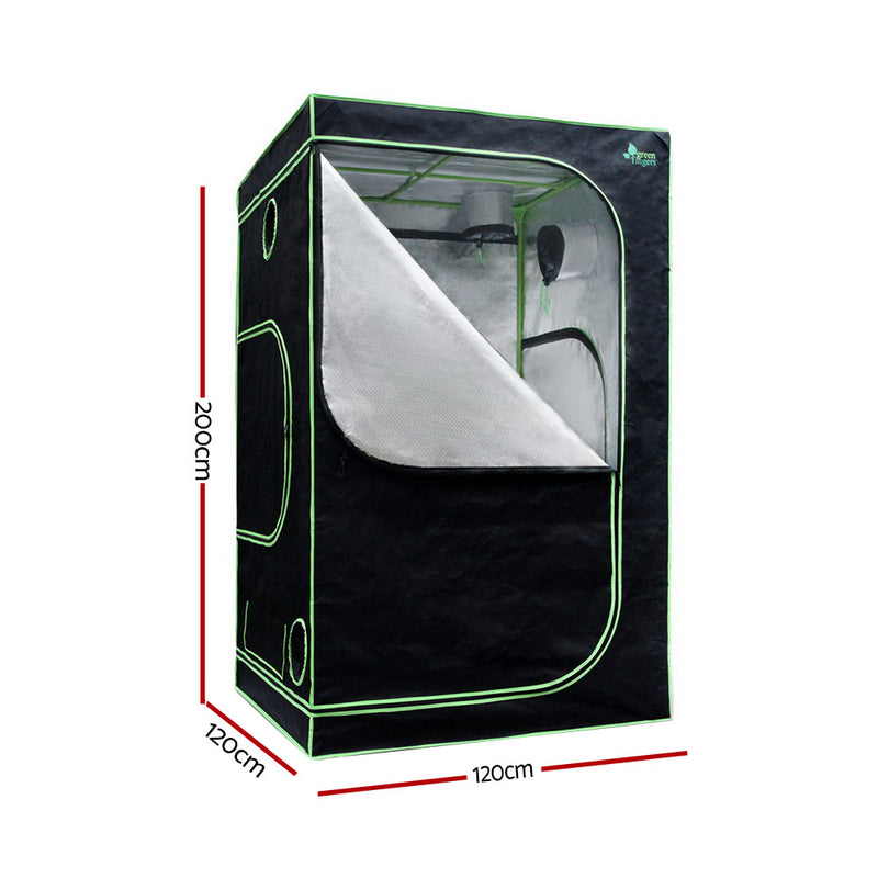 Green Fingers Grow Tent Light Kit 120x120x200CM 2000W LED 6" Vent Fan,Green Fingers Grow Tent Light Kit LED 2000W Full Spectrum 6" Vent 120x120x200CM