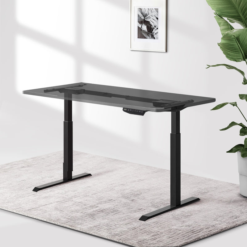 Artiss Motorised Standing Desk - Black