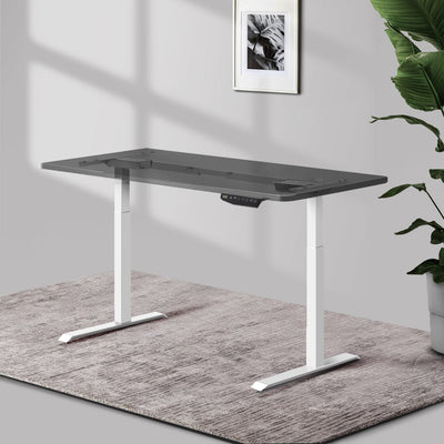 Artiss Motorised Standing Desk - White