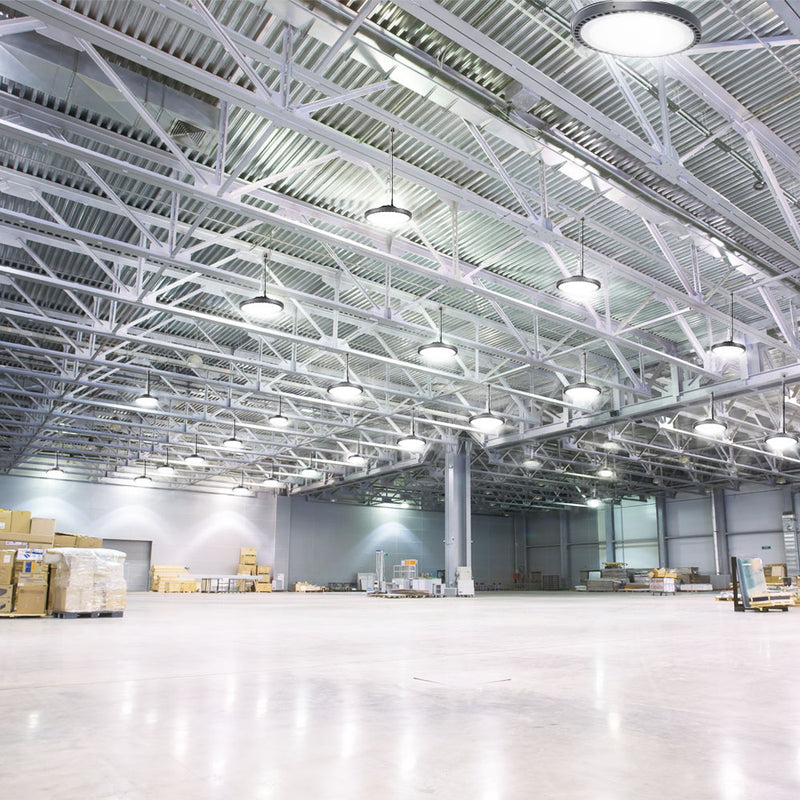 Leier LED High Bay Lights 100W UFO Industrial Workshop Warehouse Factory Lamp