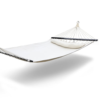 Gardeon Swing Double Hammock Bed Cream