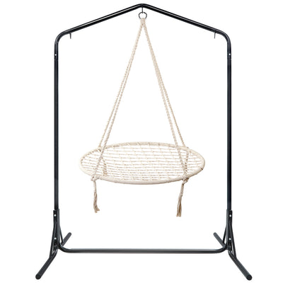 Gardeon Hammock Chair with Stand Nest Web Outdoor Swing 100cm