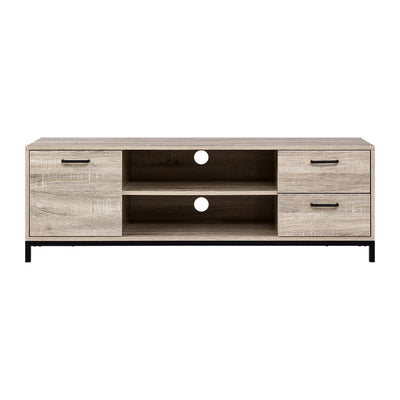 Artiss TV Cabinet Entertainment Unit 132cm Pine Tania