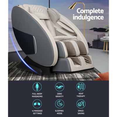 Ellmue Massage Chair Electric Recliner Massager Grey