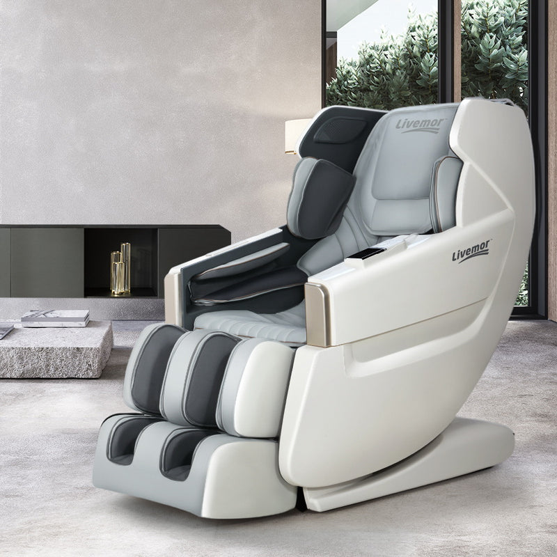 Varitas Massage Chair Electric Recliner Massager White