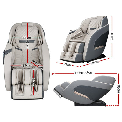 Decima Massage Chair Electric Recliner Massager Grey