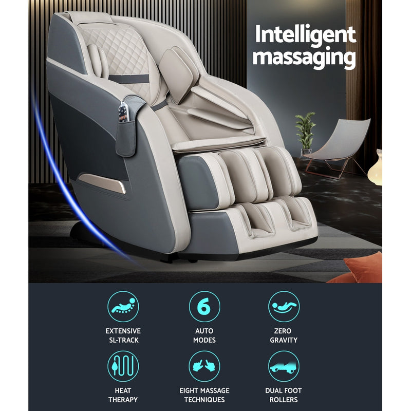 Decima Massage Chair Electric Recliner Massager Grey