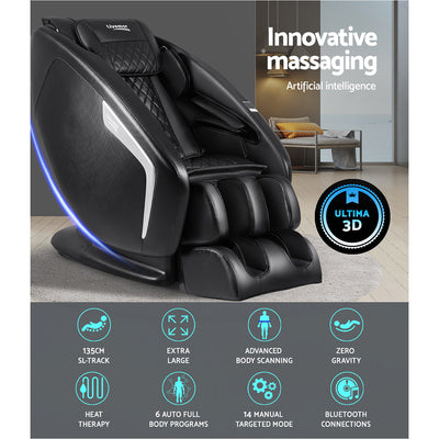 3D Massage Chair Electric Recliner Massager Delmue