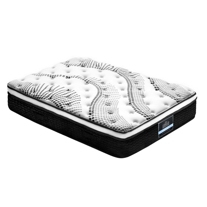 Giselle Bedding Como Euro Top Pocket Spring Mattress 32cm Thick King Single