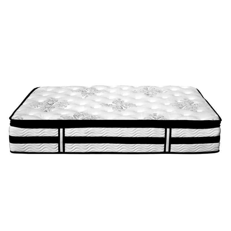 Giselle Bedding 34cm Mattress Euro Top Pocket Spring Queen