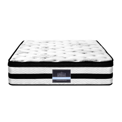 Giselle Bedding 34cm Mattress Euro Top Pocket Spring Single