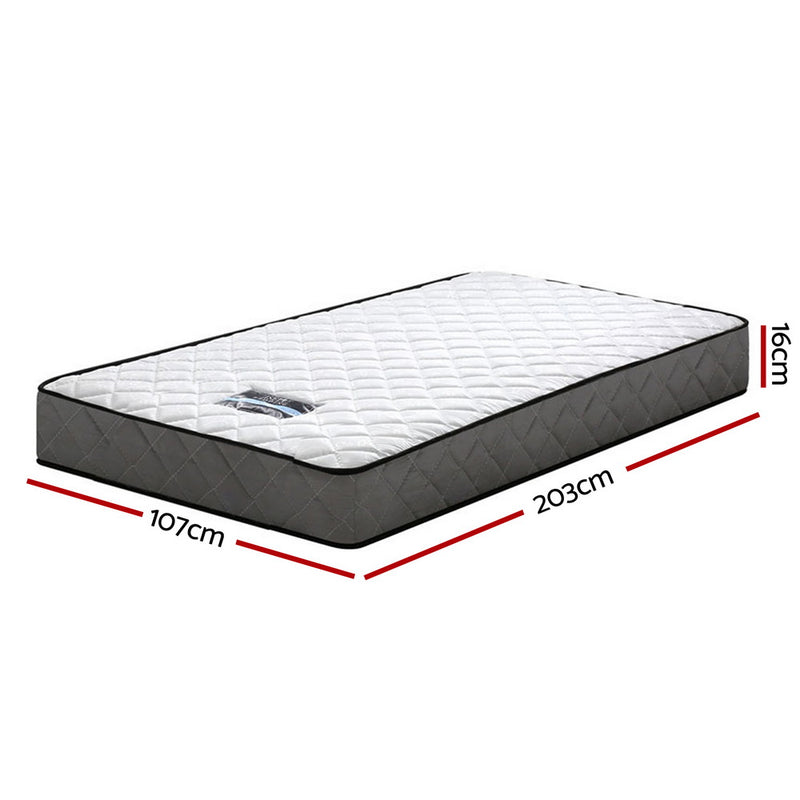 Giselle Bedding 16cm Mattress Tight Top King Single