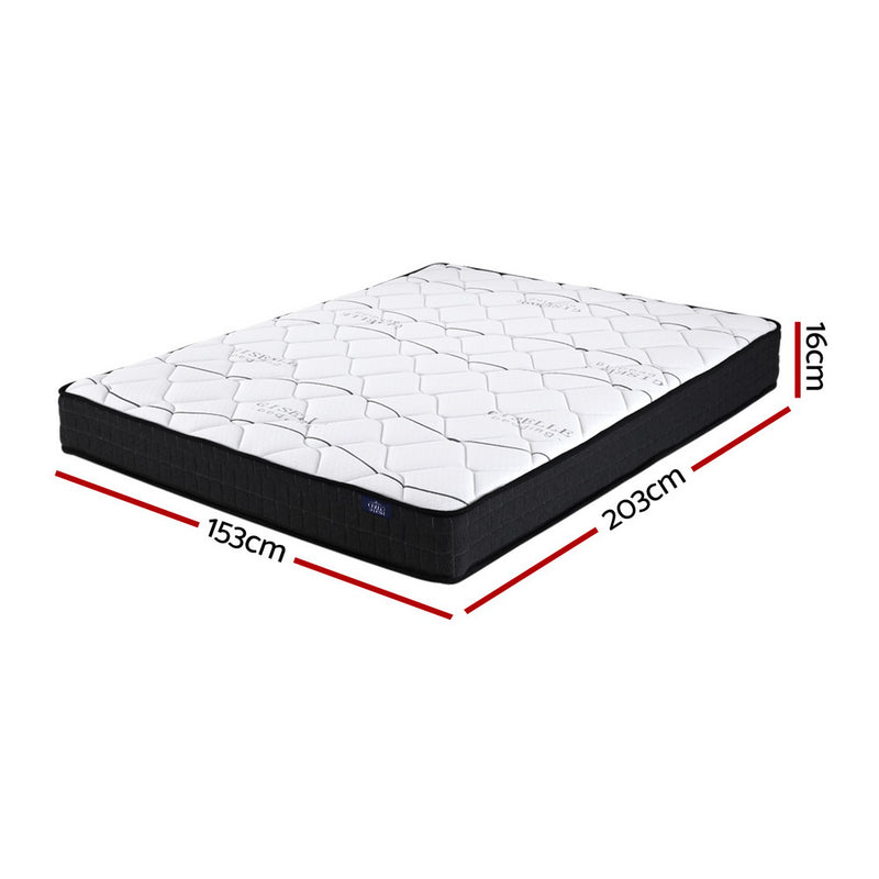 Giselle Bedding 16cm Mattress Medium Firm Queen