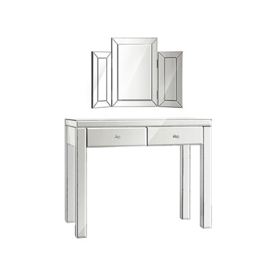 Artiss Dressing Table Set Console Table With Mirror Mirrored Furniture Dresser