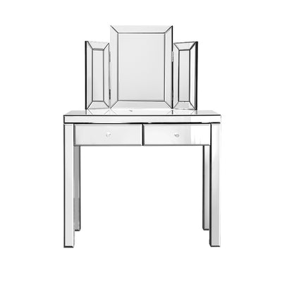 Artiss Dressing Table Set Console Table With Mirror Mirrored Furniture Dresser