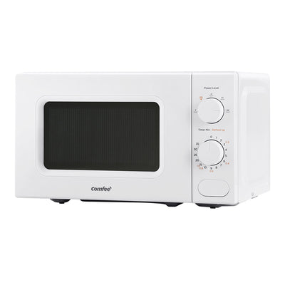 Comfee 20L Microwave Oven 700W Countertop Kitchen Cooker stoneware White