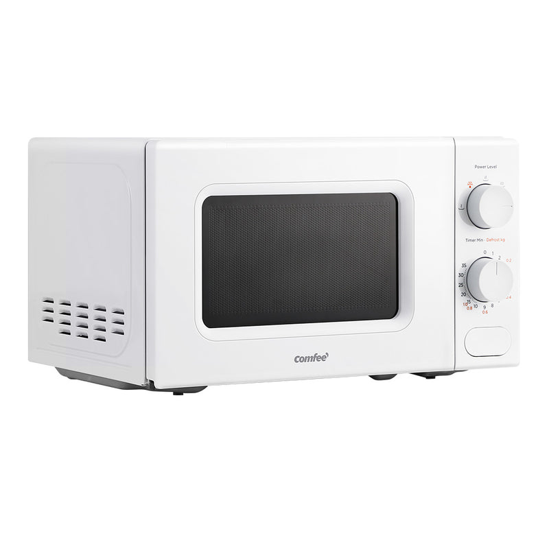 Comfee 20L Microwave Oven 700W Countertop Kitchen Cooker stoneware White